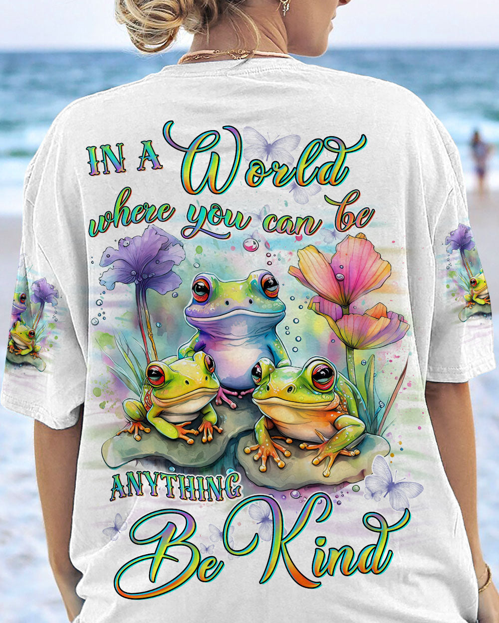 IN A WORLD WHERE YOU CAN BE ANYTHING ALL OVER PRINT - YHDU0806232