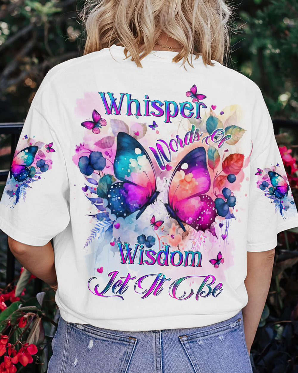WHISPER WORDS OF WISDOM BUTTERFLIES ALL OVER PRINT - YHDU2606231
