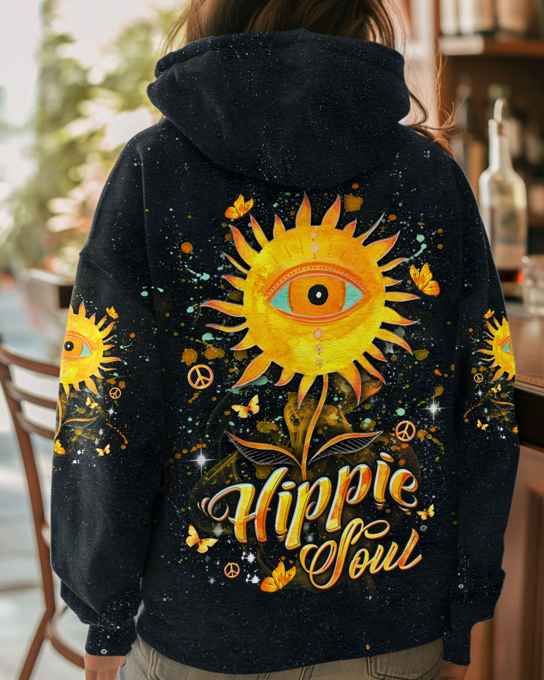 HIPPIE SOUL SUNFLOWER ALL OVER PRINT - YHDU2409242