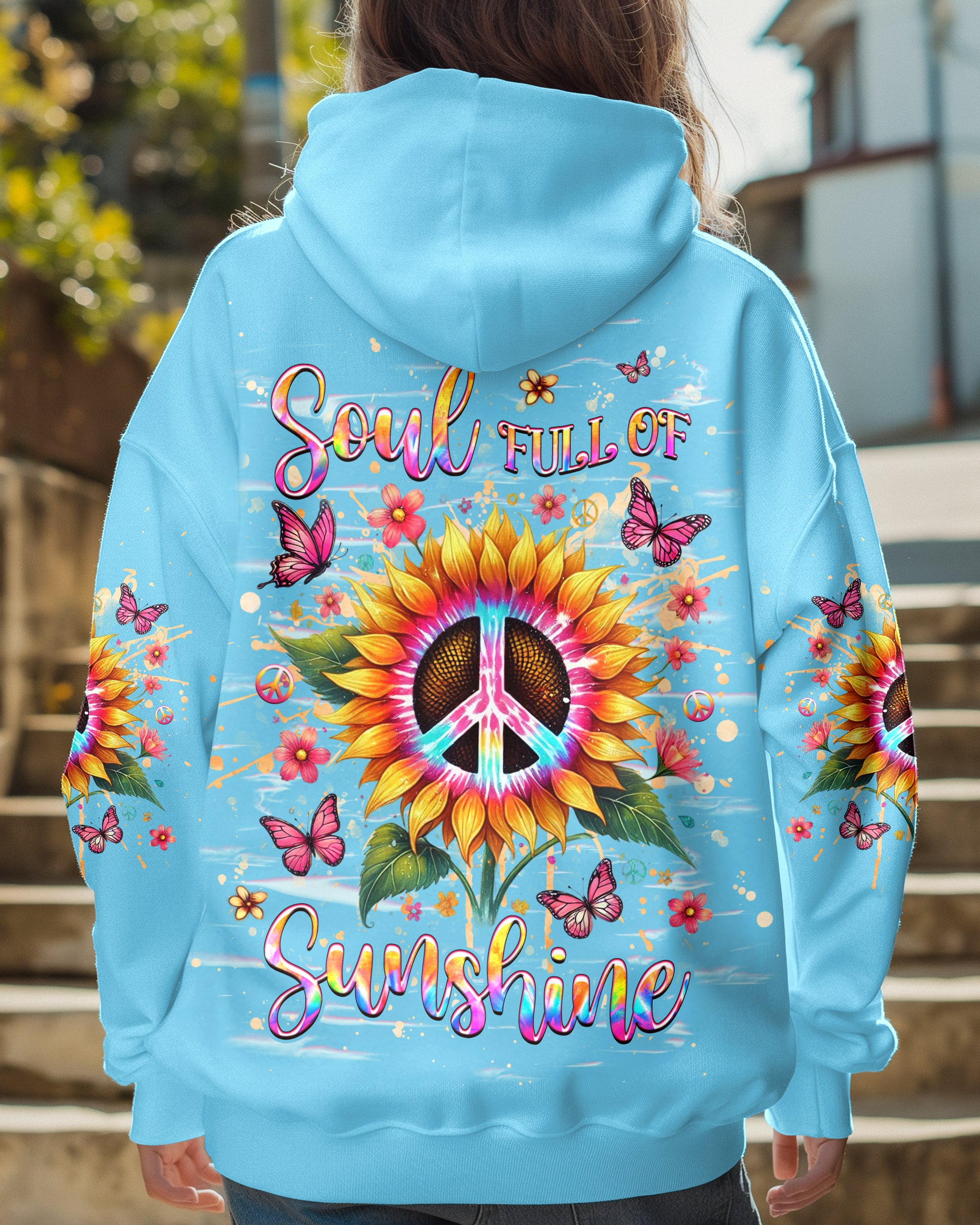 SOUL FULL OF SUNSHINE SUNFLOWER ALL OVER PRINT - YHHG1912243