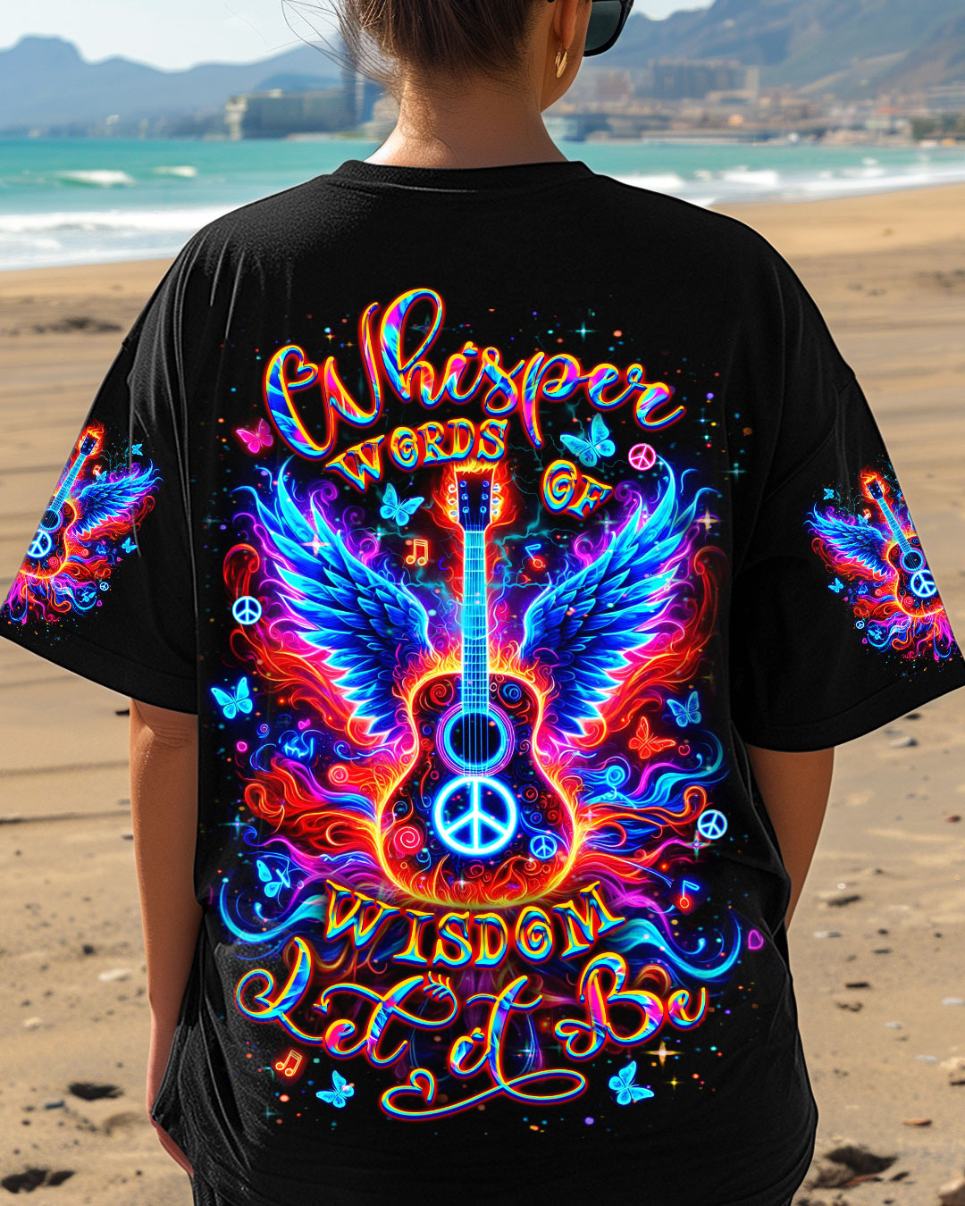 WHISPER WORDS OF WISDOM LET IT BE GUITAR ALL OVER PRINT - YHDU1804253