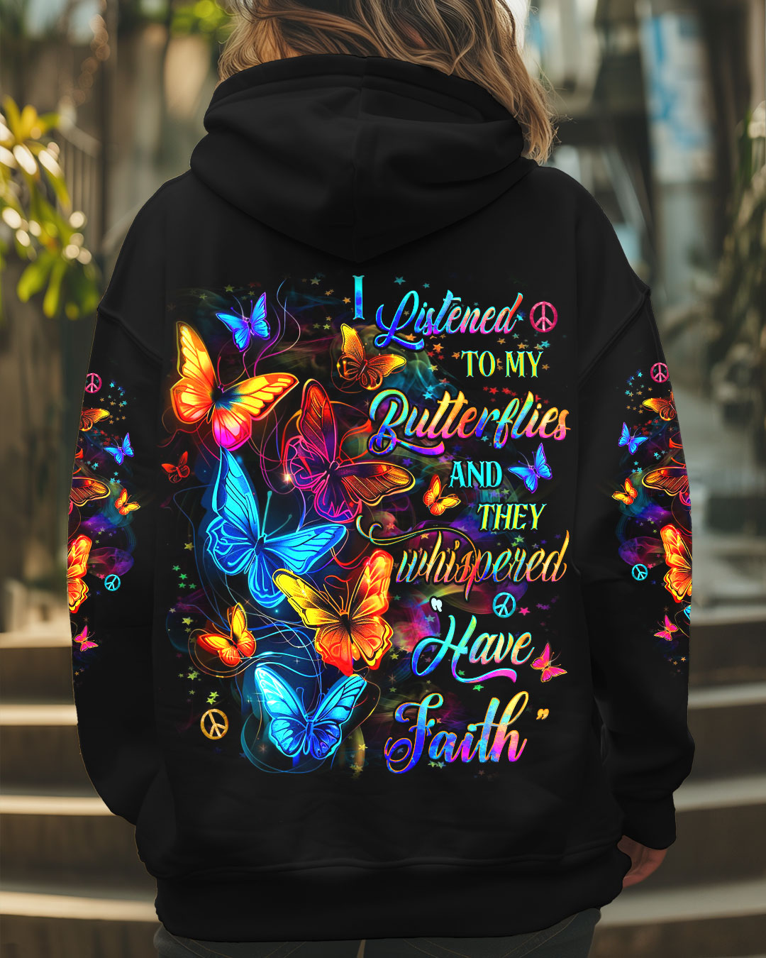 I LISTENED TO MY BUTTERFLIES ALL OVER PRINT - YHDU1202254