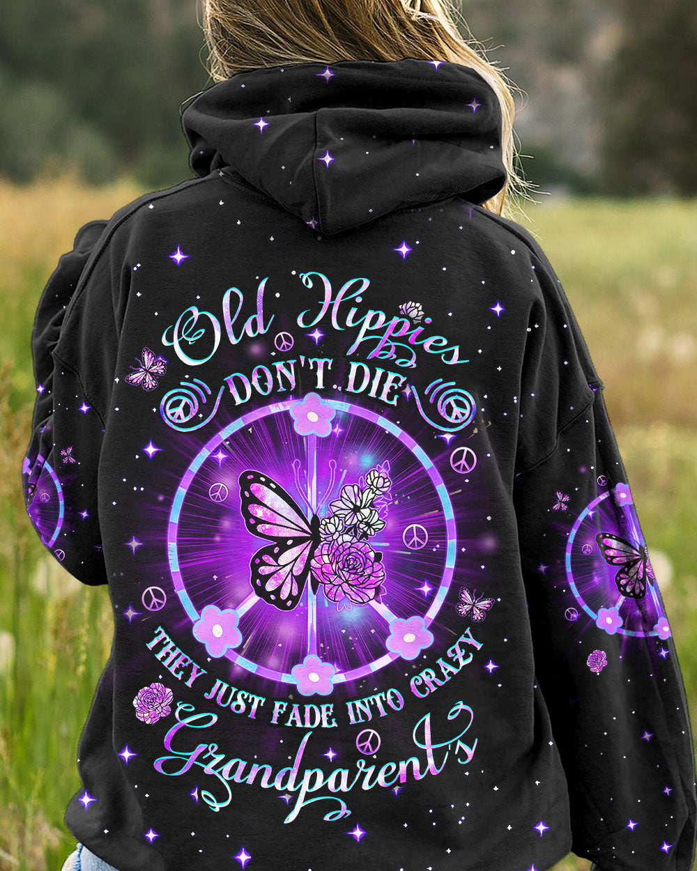 OLD HIPPIES DON'T DIE ALL OVER PRINT - YHDU509232