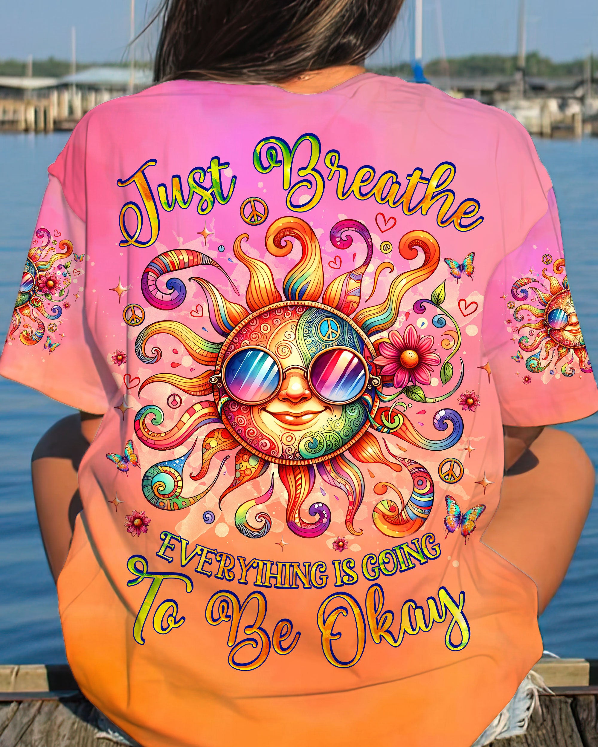 JUST BREATHE HIPPIE SUN ALL OVER PRINT - TLNZ0107243