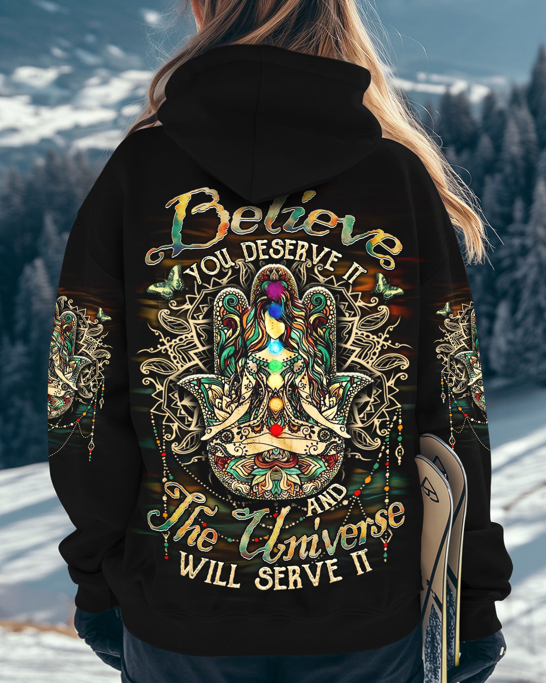 BELIEVE YOU DESERVE IT ALL OVER PRINT - YHDU1301252