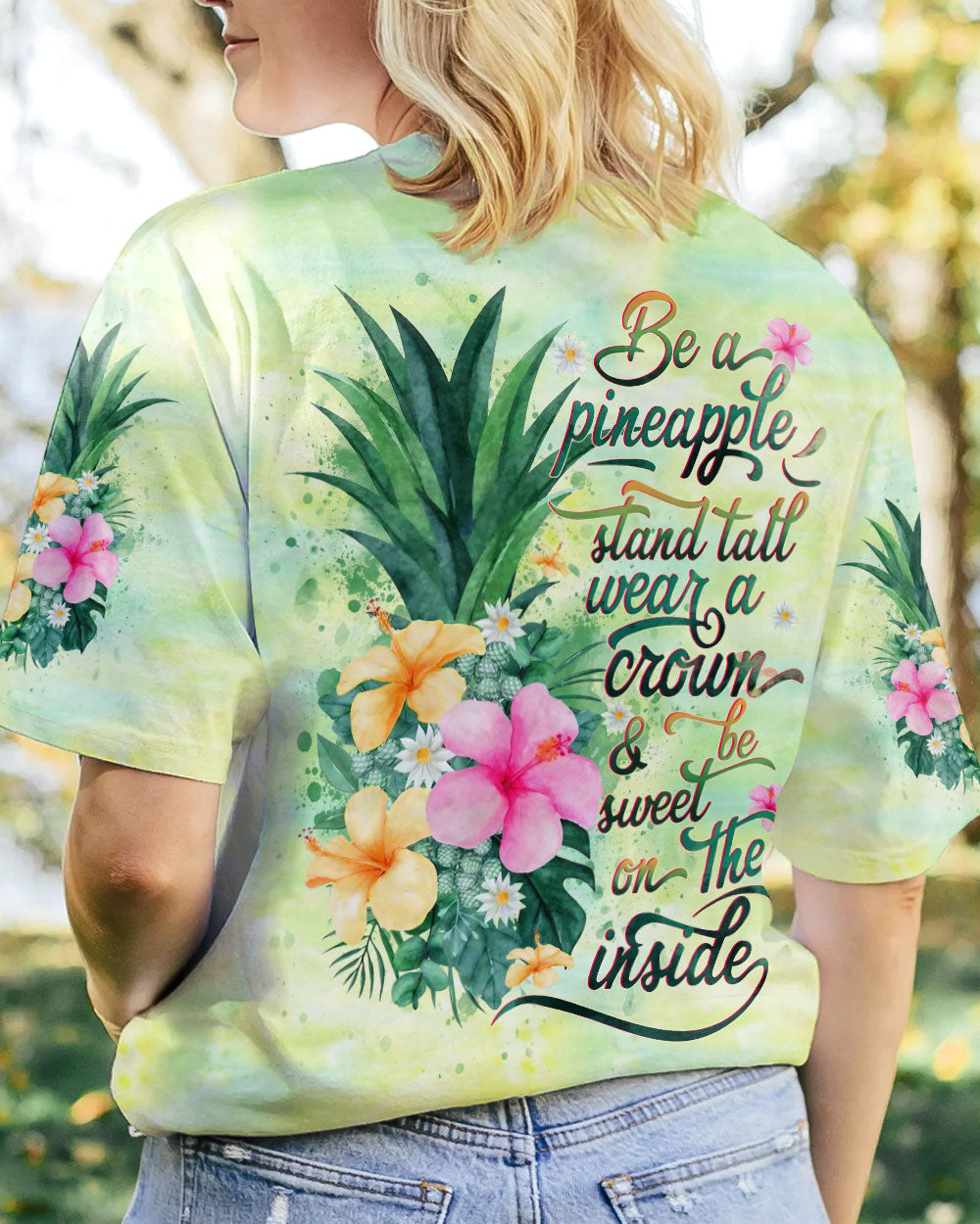 BE A PINEAPPLE ALL OVER PRINT - YHDU0307231