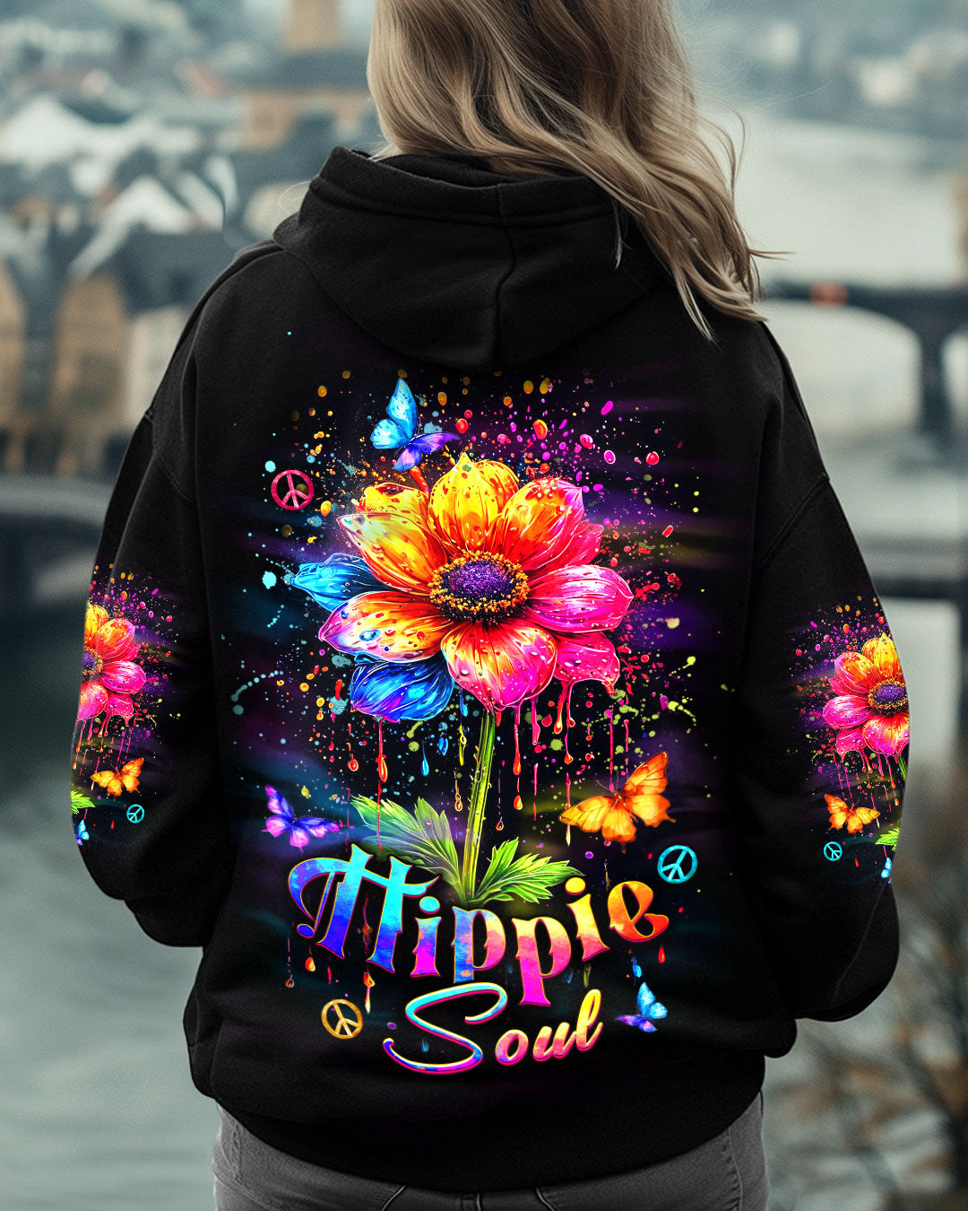 HIPPIE SOUL FLOWER ALL OVER PRINT - YHDU1302252