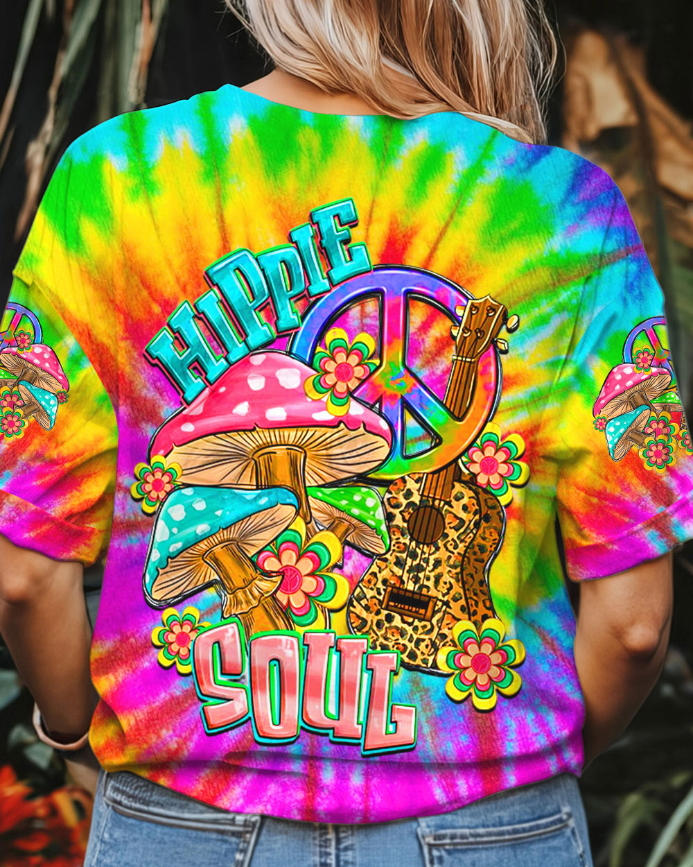 HIPPIE SOUL TIE DYE ALL OVER PRINT - YHDU1006243