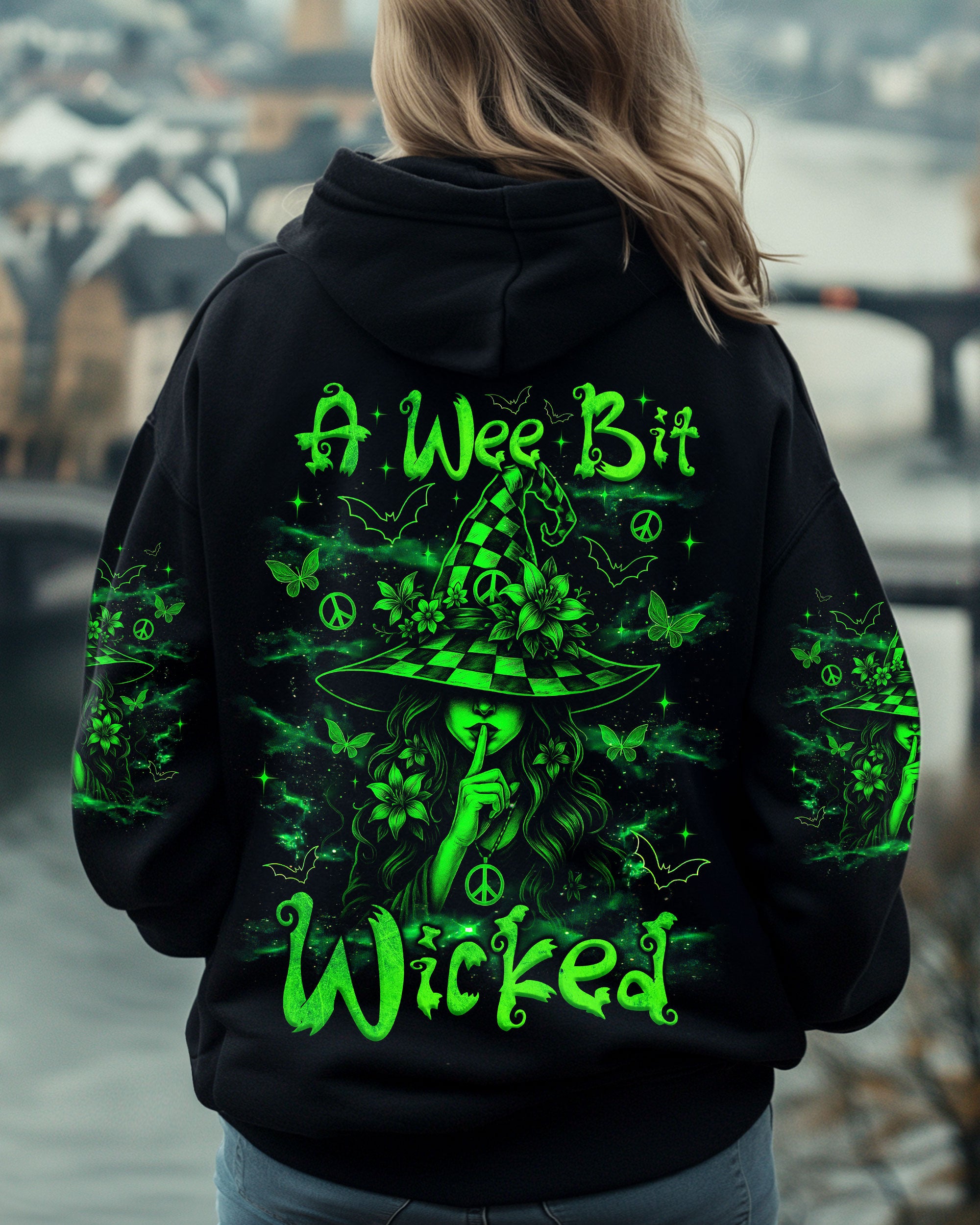 A WEE BIT WICKED WITCH HALLOWEEN ALL OVER PRINT - TLNZ3007251