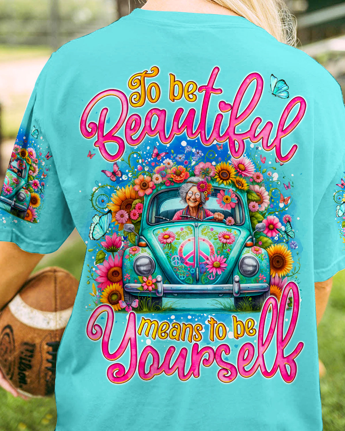 TO BE BEAUTIFUL MEANS TO BE YOURSELF ALL OVER PRINT - TYQY2704243