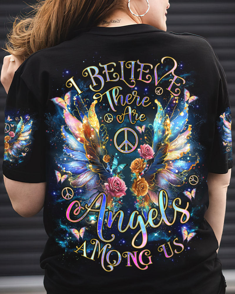I BELIEVE THERE ARE ANGELS AMONG US WINGS ALL OVER PRINT - TLNZ2903242