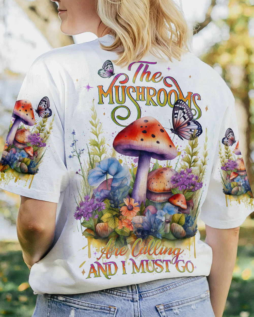 THE MUSHROOMS ARE CALLING ALL OVER PRINT - YHDU2905231