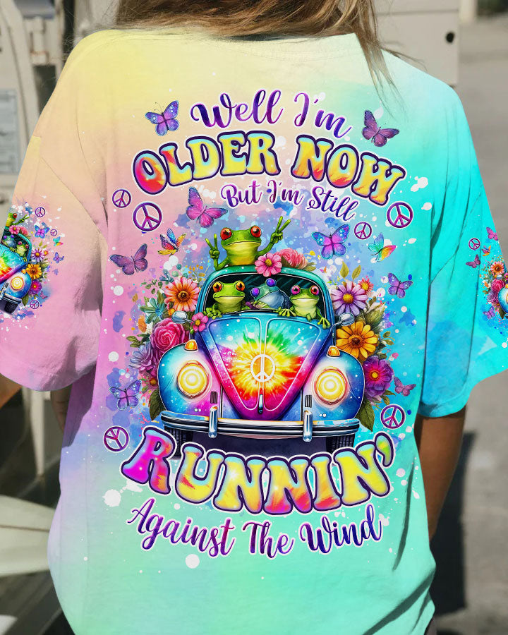 RUNNING AGAINST THE WIND FROG TIE DIE ALL OVER PRINT - TLNZ1704245