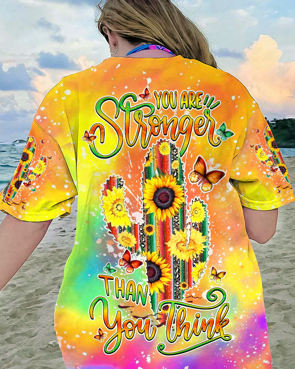 YOU ARE STRONGER THAN YOU THINK ALL OVER PRINT - YHDU2607234
