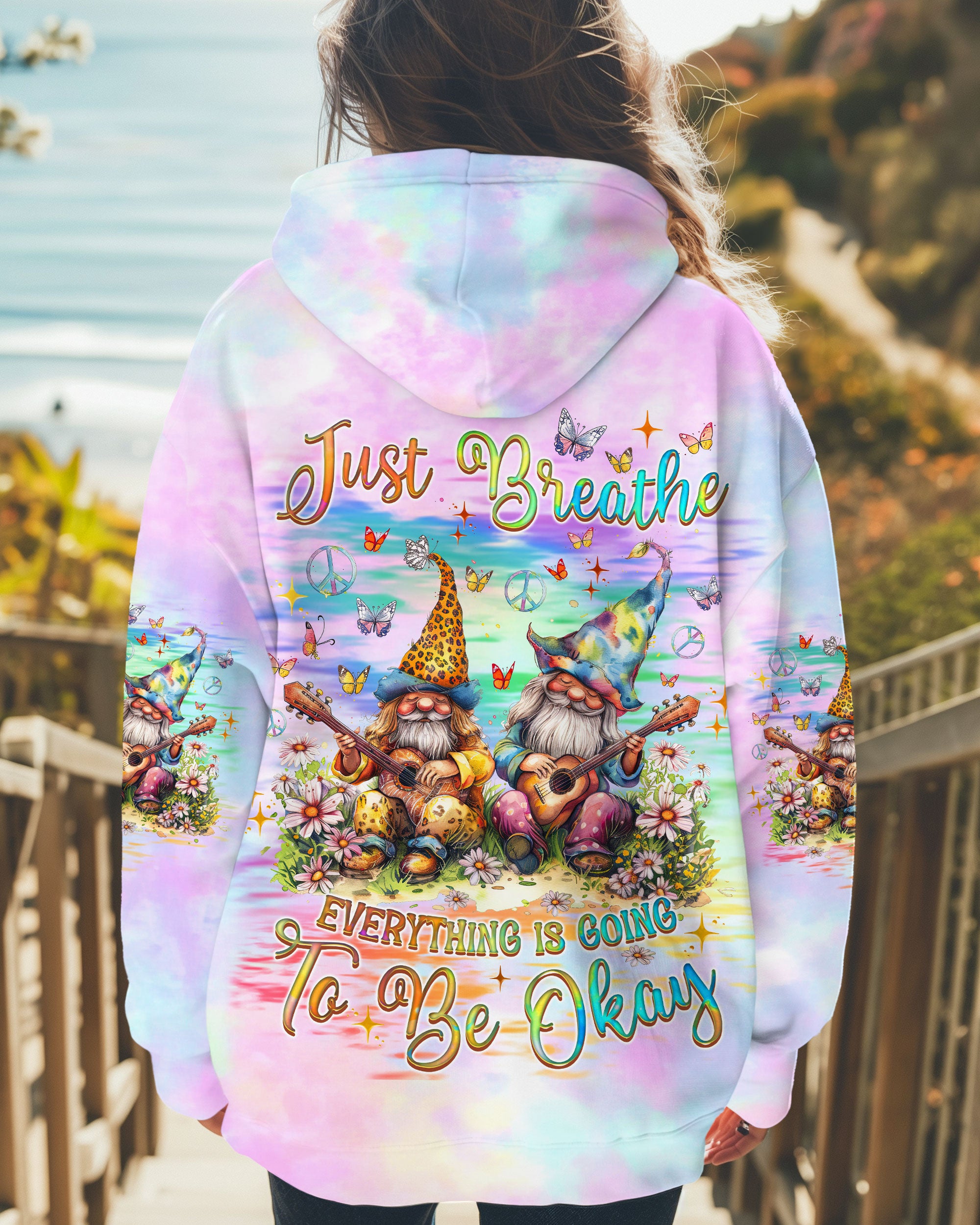 JUST BREATHE GNOME ALL OVER PRINT - TLNZ2109243