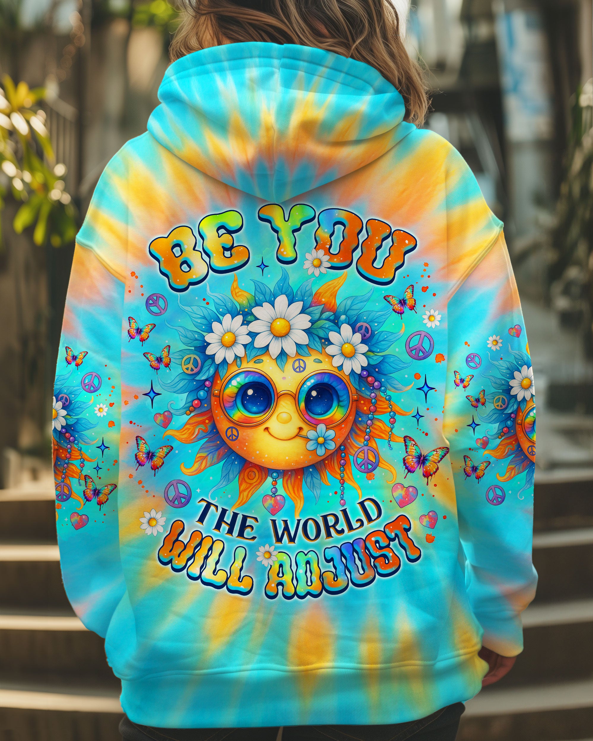 BE YOU THE WORLD WILL ADJUST SUN ALL OVER PRINT - TLNZ0606252