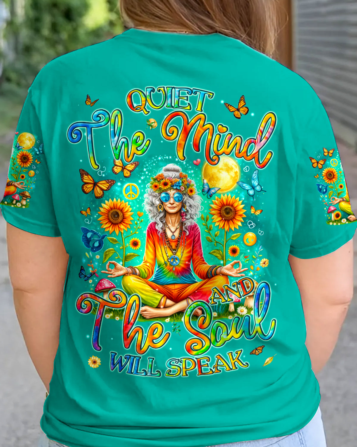 QUIET THE MIND AND THE SOUL WILL SPEAK ALL OVER PRINT - TYQY1005244