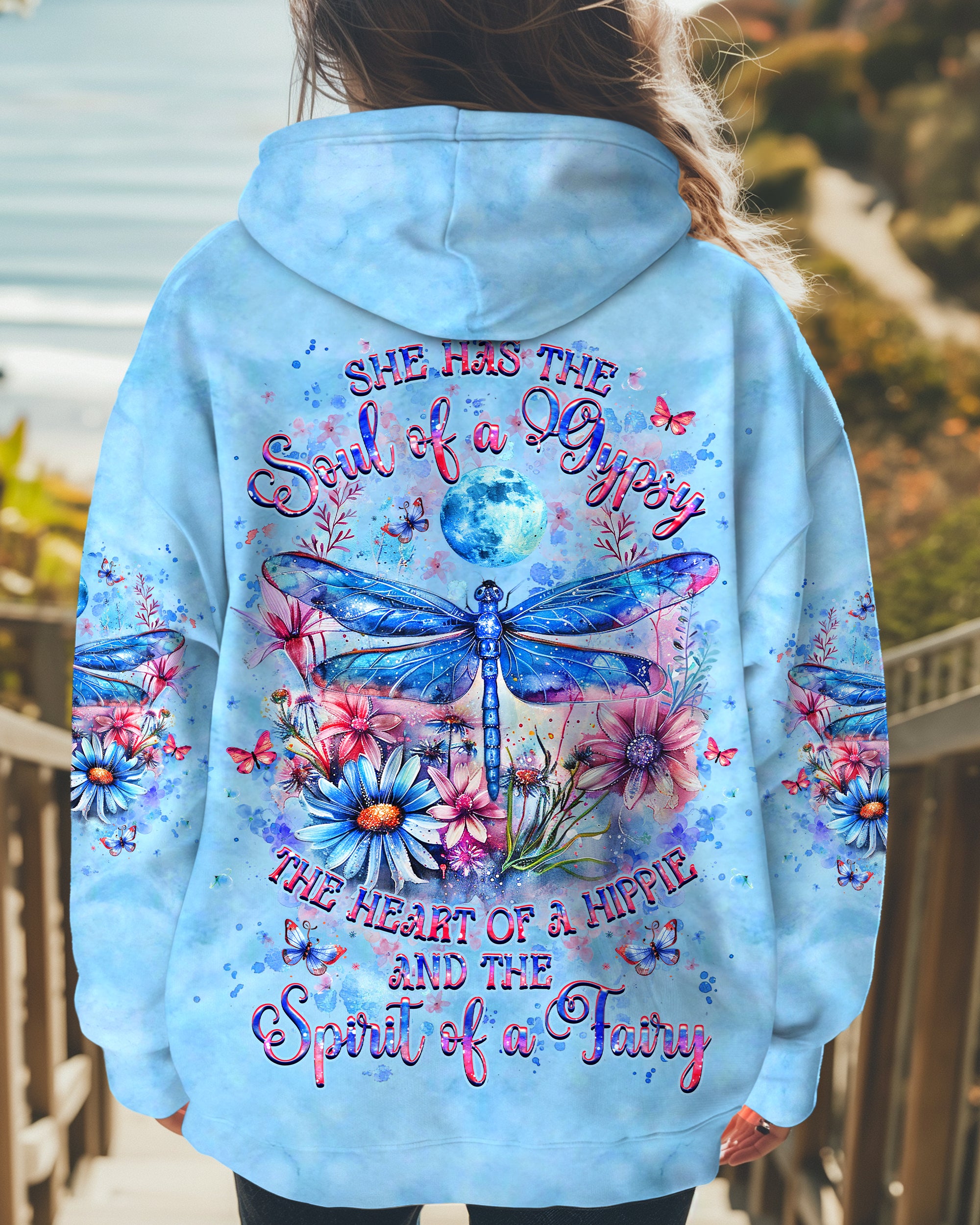 SPIRIT OF A FAIRY DRAGONFLY ALL OVER PRINT - YHHG0511241