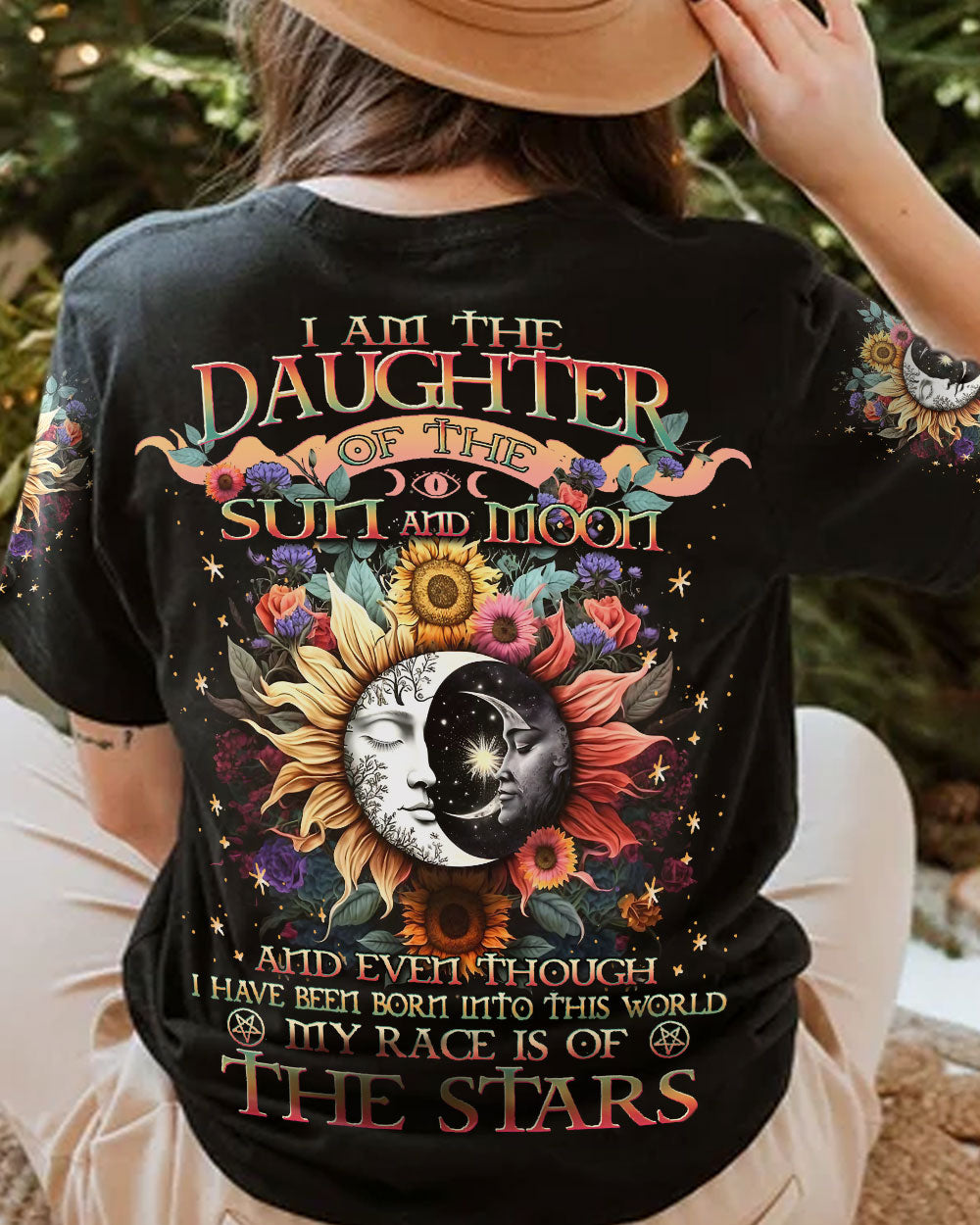 I AM THE DAUGHTER OF THE SUN AND MOON ALL OVER PRINT - YHDU0606231