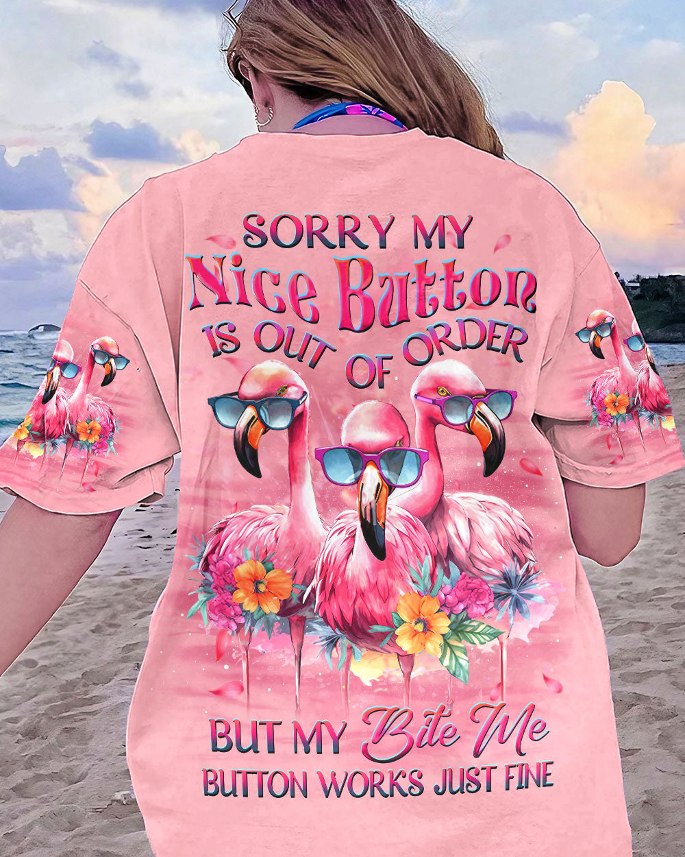 SORRY MY NICE BUTTON IS OUT OF ORDER ALL OVER PRINT - YHDU2206232