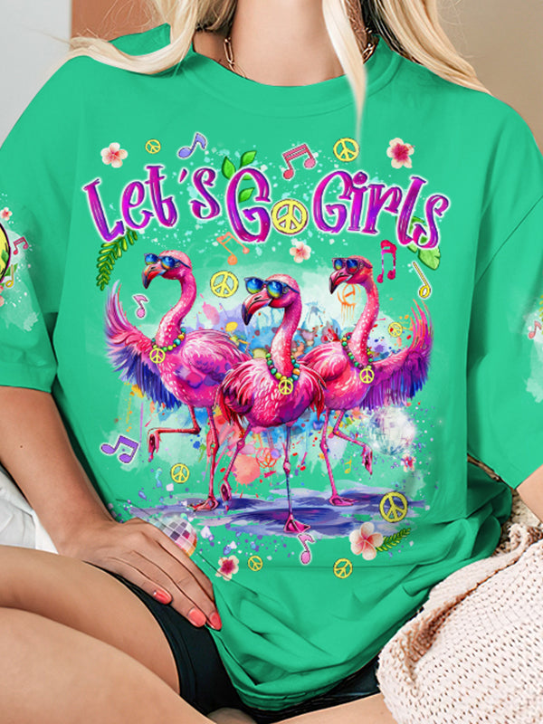 LET'S GO GIRLS FLAMINGO ALL OVER PRINT - TYQY0904242