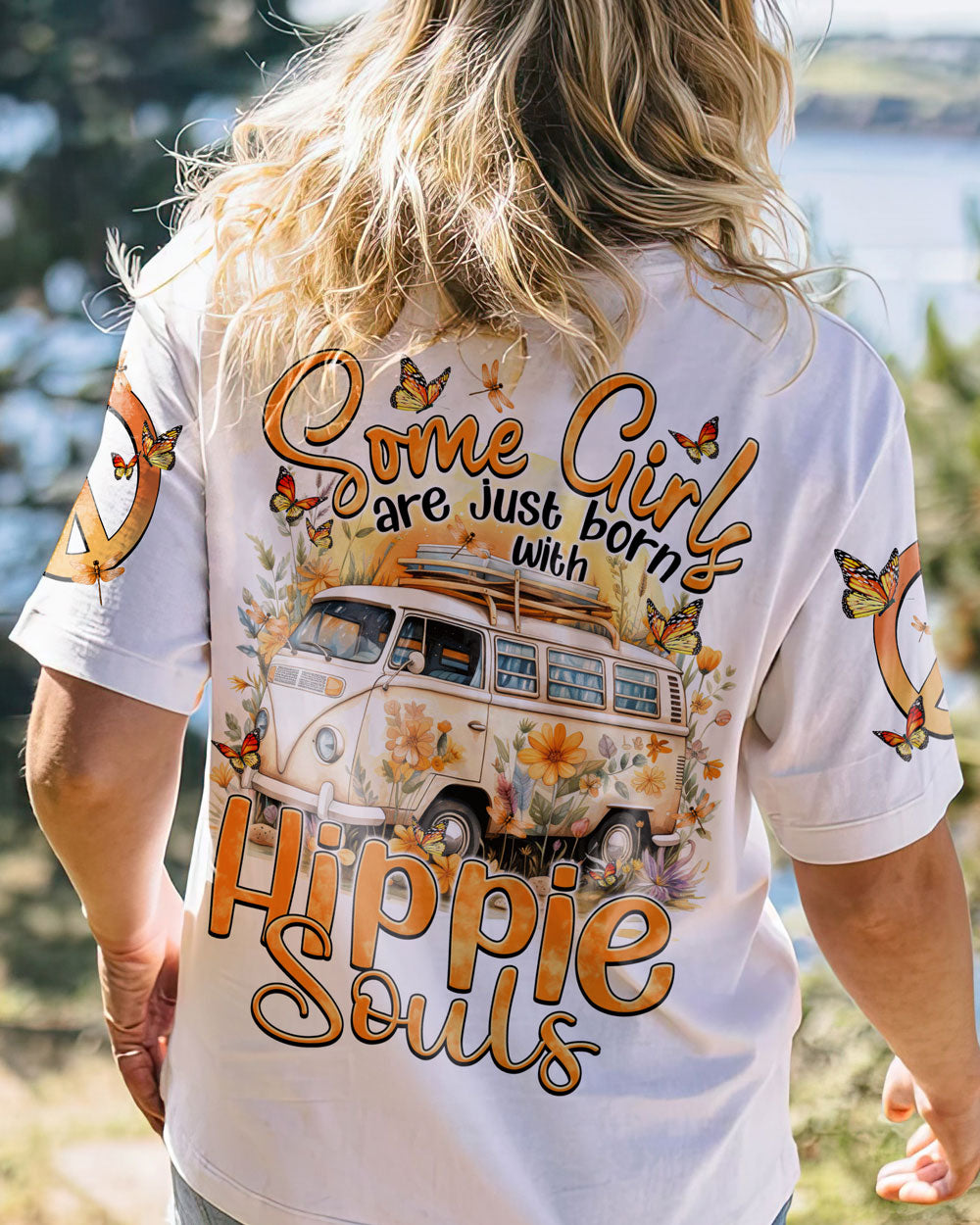 BORN WITH HIPPIE SOULS ALL OVER PRINT - TYTM1508234