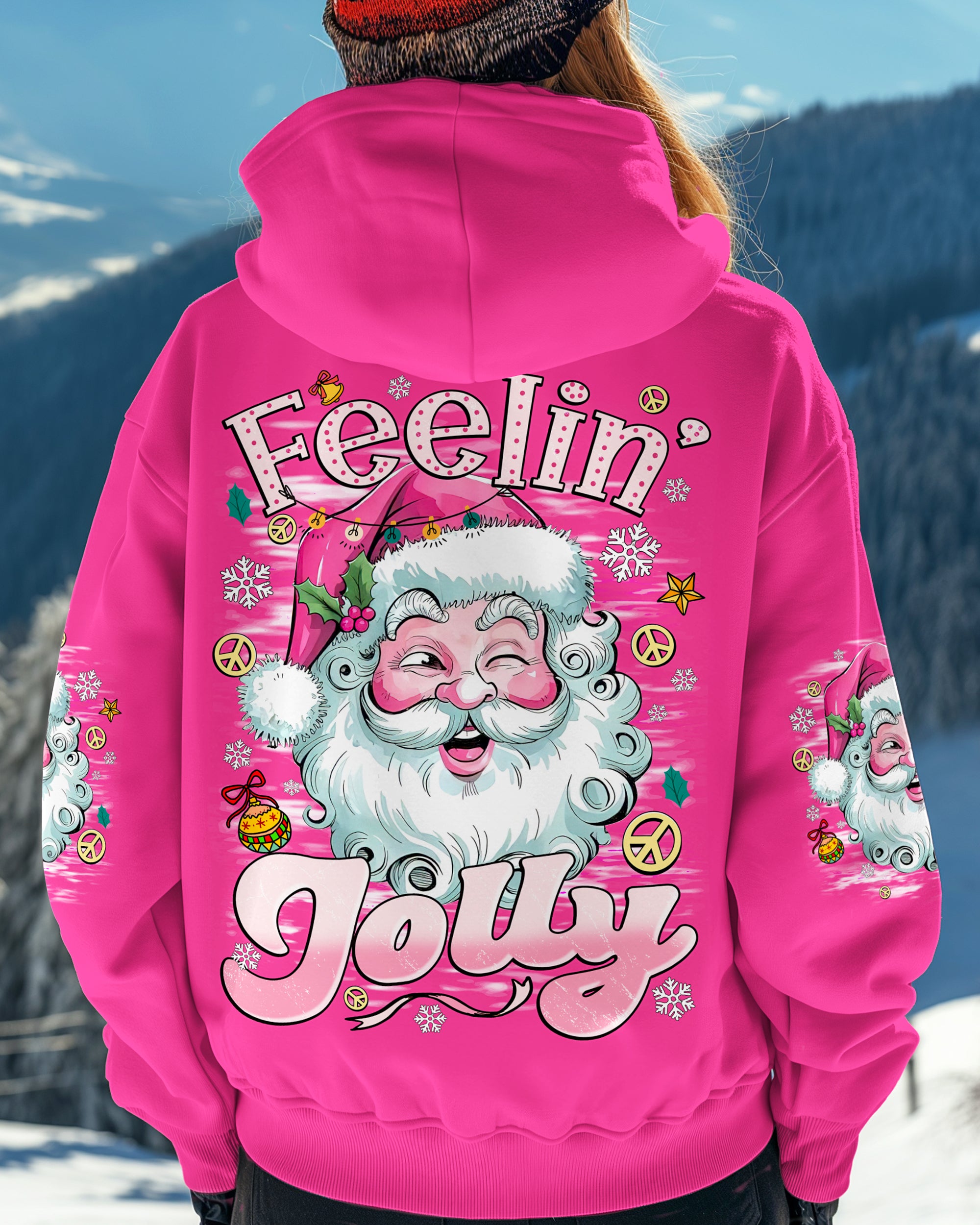 FEELING JOLLY CHRISTMAS ALL OVER PRINT - TYQY1311245