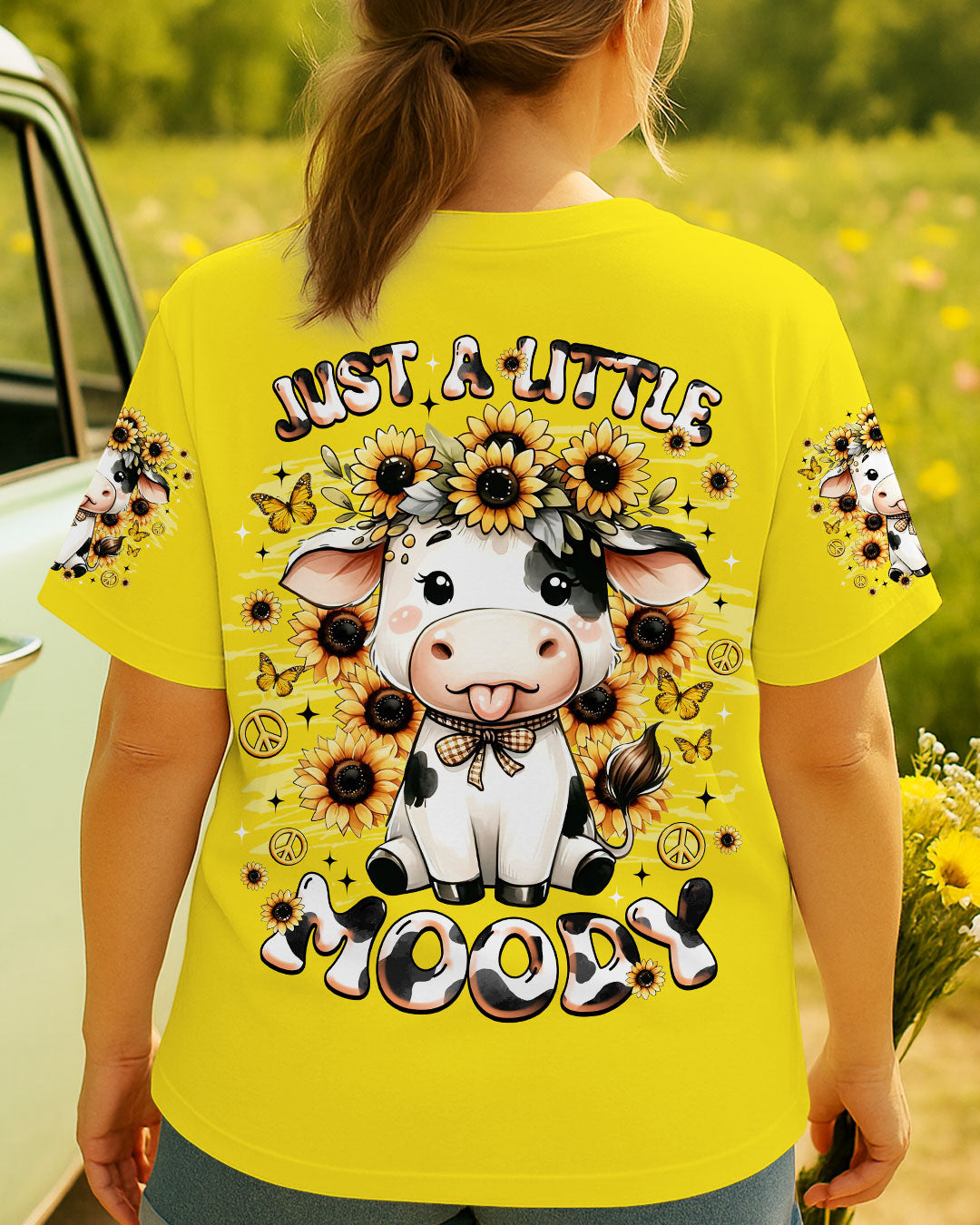 JUST A LITTLE MOODY COW ALL OVER PRINT - TLNZ1108253