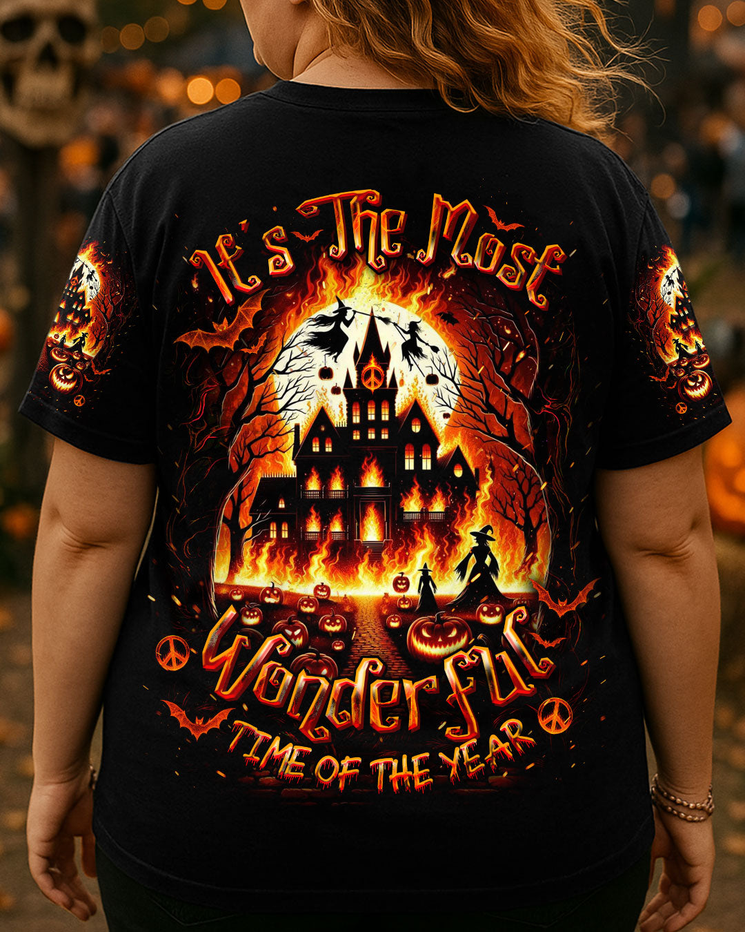 IT'S THE MOST WONDERFUL TIME HALLOWEEN ALL OVER PRINT - YHDU2107252