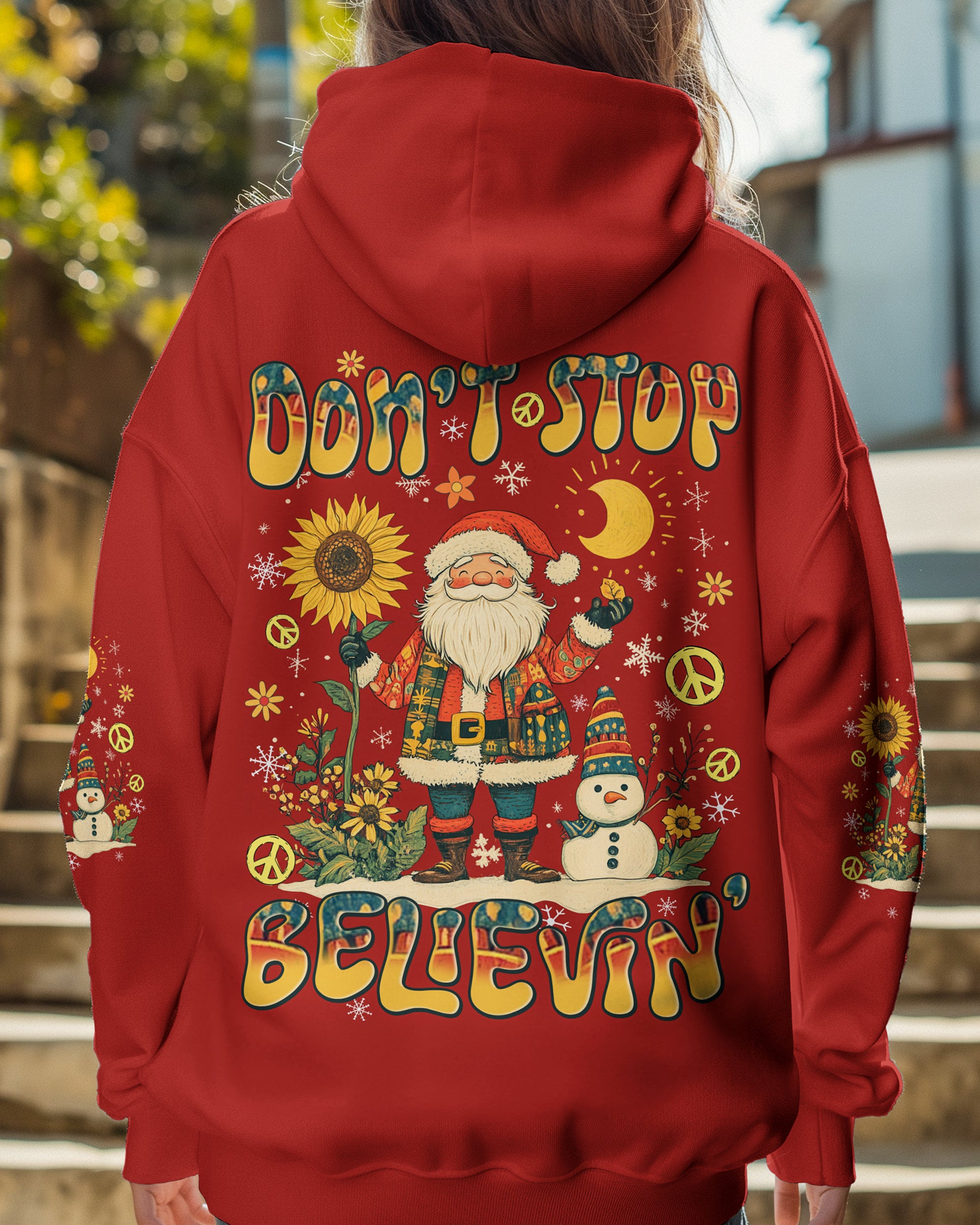 DON'T STOP BELIEVING CHRISTMAS ALL OVER PRINT - TYQY1411245