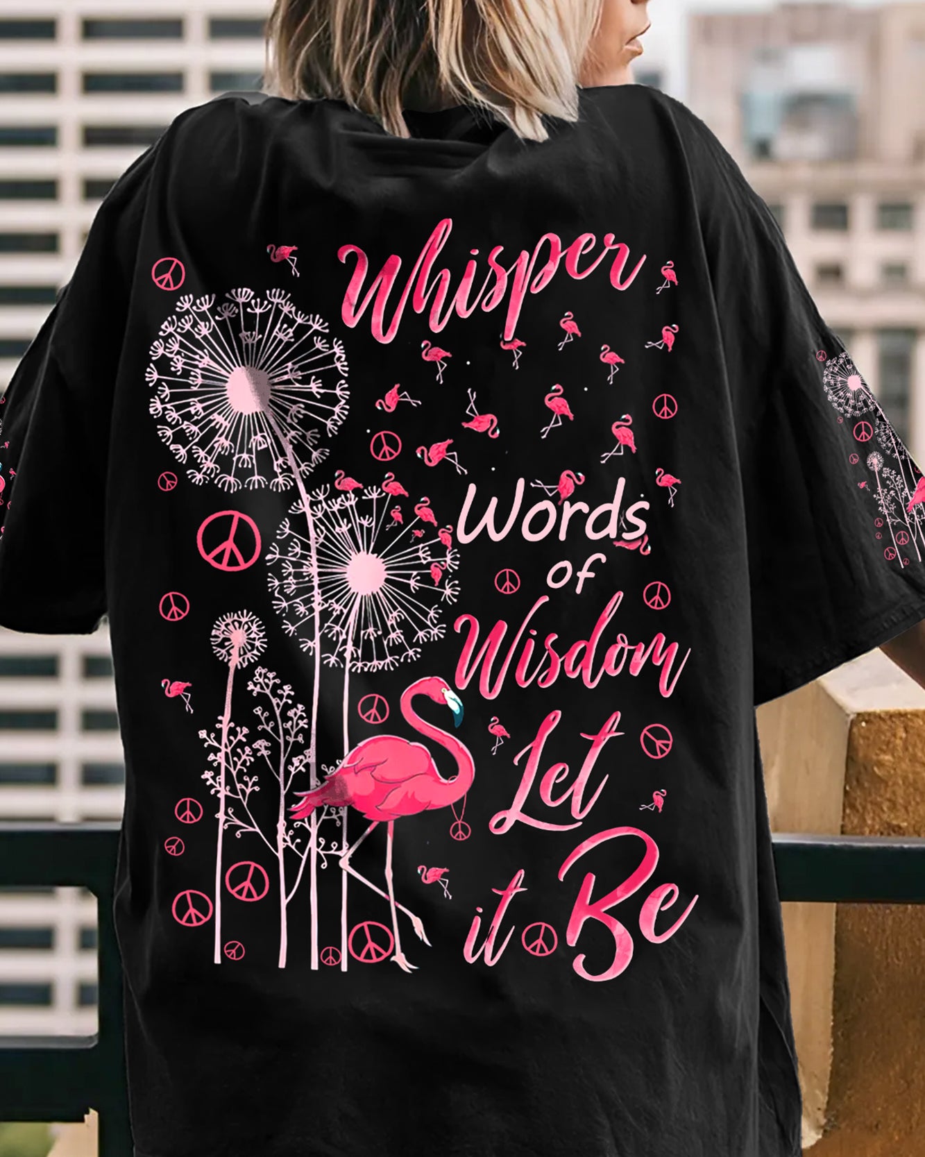 WHISPER WORDS OF WISDOM FLAMINGO ALL OVER PRINT - TYQY1207241