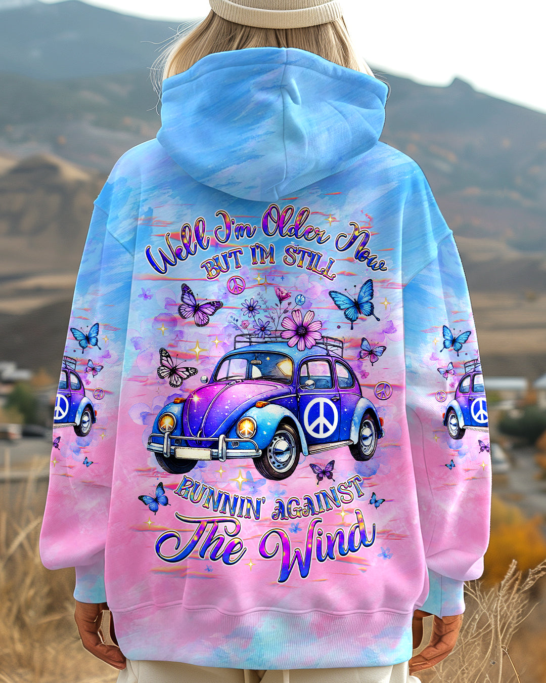RUNNING AGAINST THE WIND TIE DYE ALL OVER PRINT - YHHG0701251