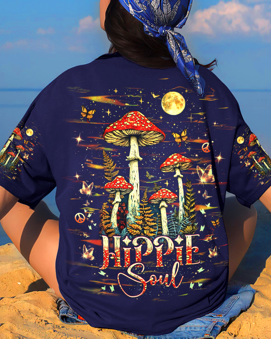 HIPPIE SOUL MUSHROOMS ALL OVER PRINT - YHHG1903253
