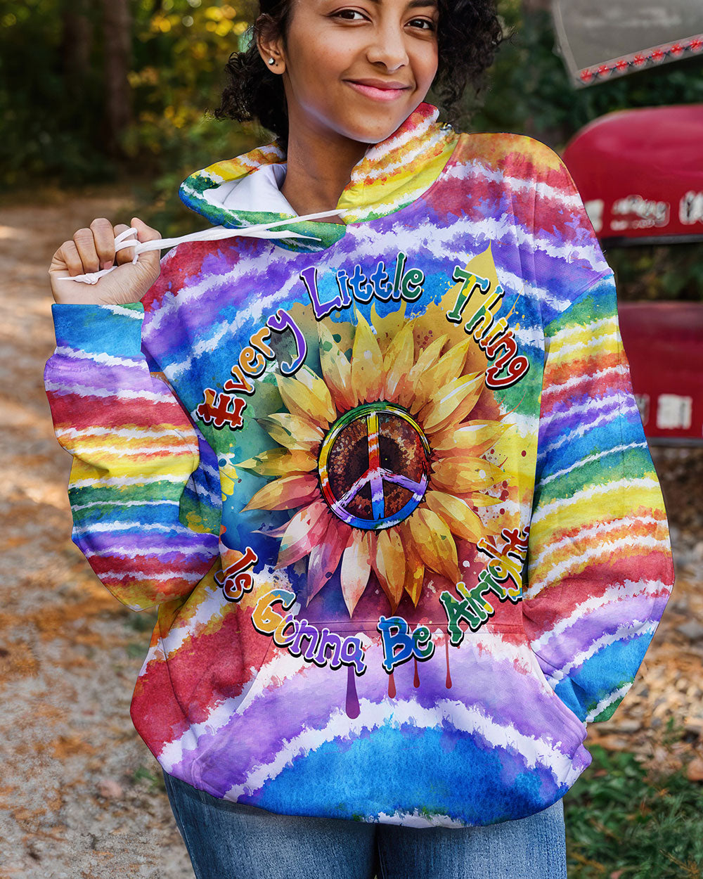 EVERY LITTLE THING IS GONNA BE ALRIGHT RAINBOW ALL OVER PRINT - TYTM2003233