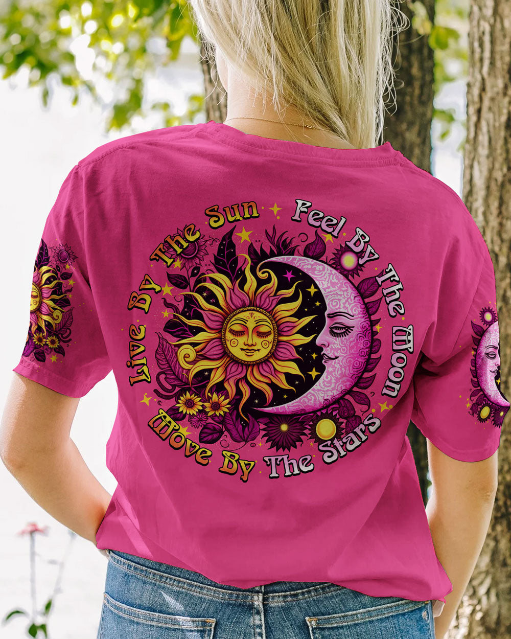 LIVE BY THE SUN PINK ALL OVER PRINT - TYTM1103231