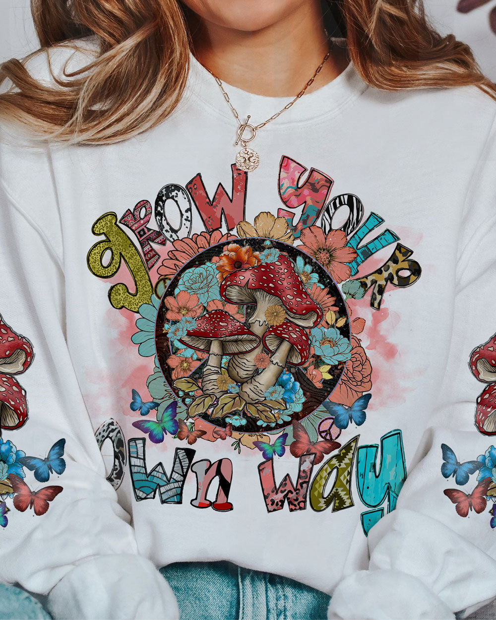 GROW YOUR OWN WAY ALL OVER PRINT - TYTM1402231