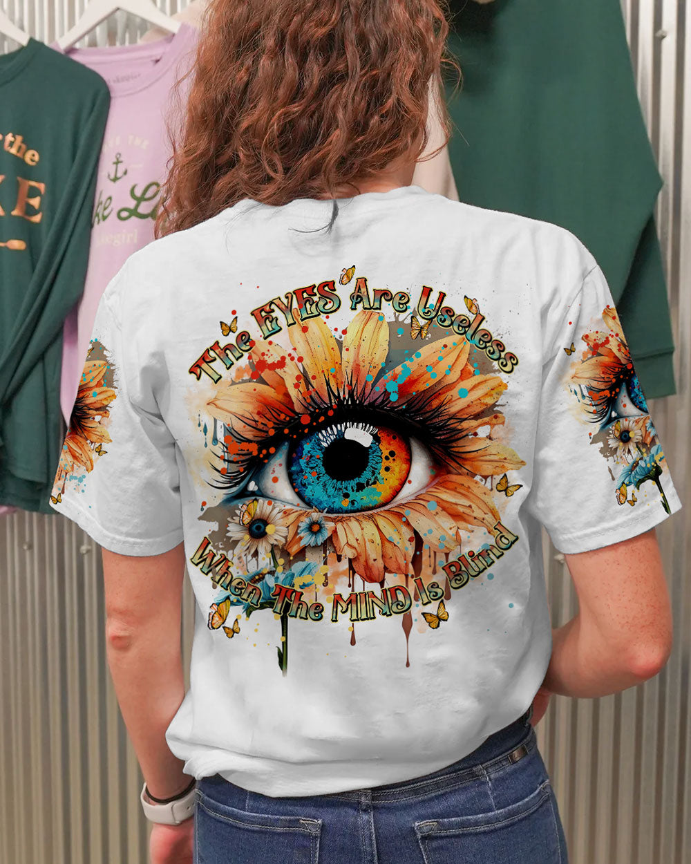 THE EYES ARE USELESS WHEN THE MIND IS BLIND ALL OVER PRINT - TYTM1004232