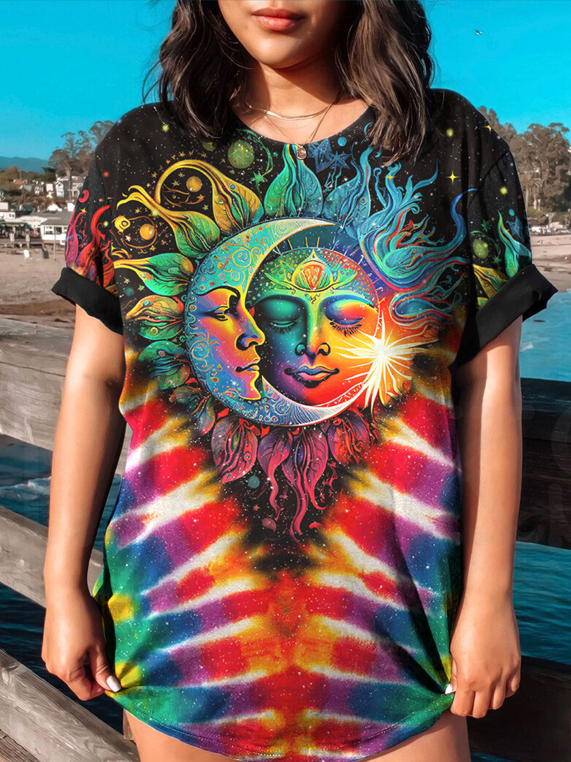 LIVE BY THE SUN TIE DYE ALL OVER PRINT - TYTM1305231