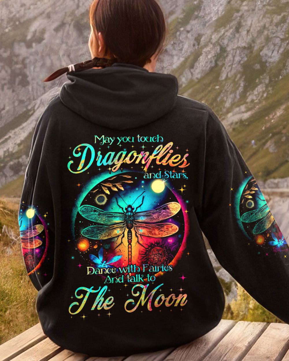 MAY YOU TOUCH DRAGONFLIES AND STARS ALL OVER PRINT - TYTM2503231