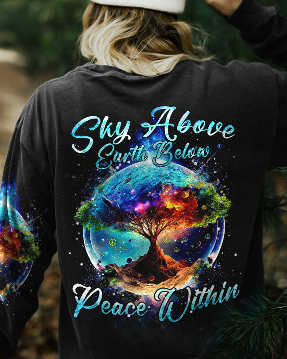 SKY ABOVE EARTH BELOW PEACE WITHIN ALL OVER PRINT - TYTM0703232