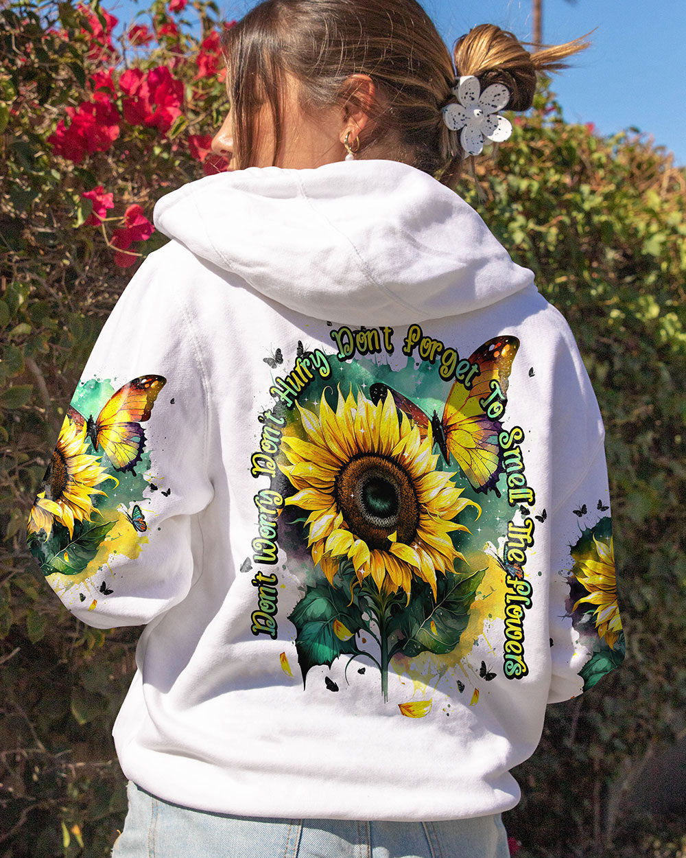 DON'T FORGET TO SMELL THE FLOWERS ALL OVER PRINT - TYTM1803232