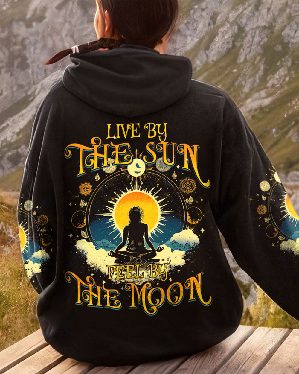 LIVE BY THE SUN FEEL BY THE MOON YOGA ALL OVER PRINT - TYTM0803232