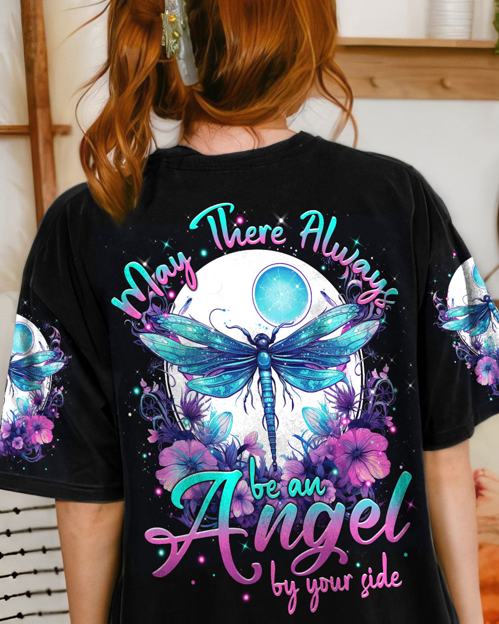 ANGEL BY YOUR SIDE DRAGONFLY ALL OVER PRINT - TYTM0408232