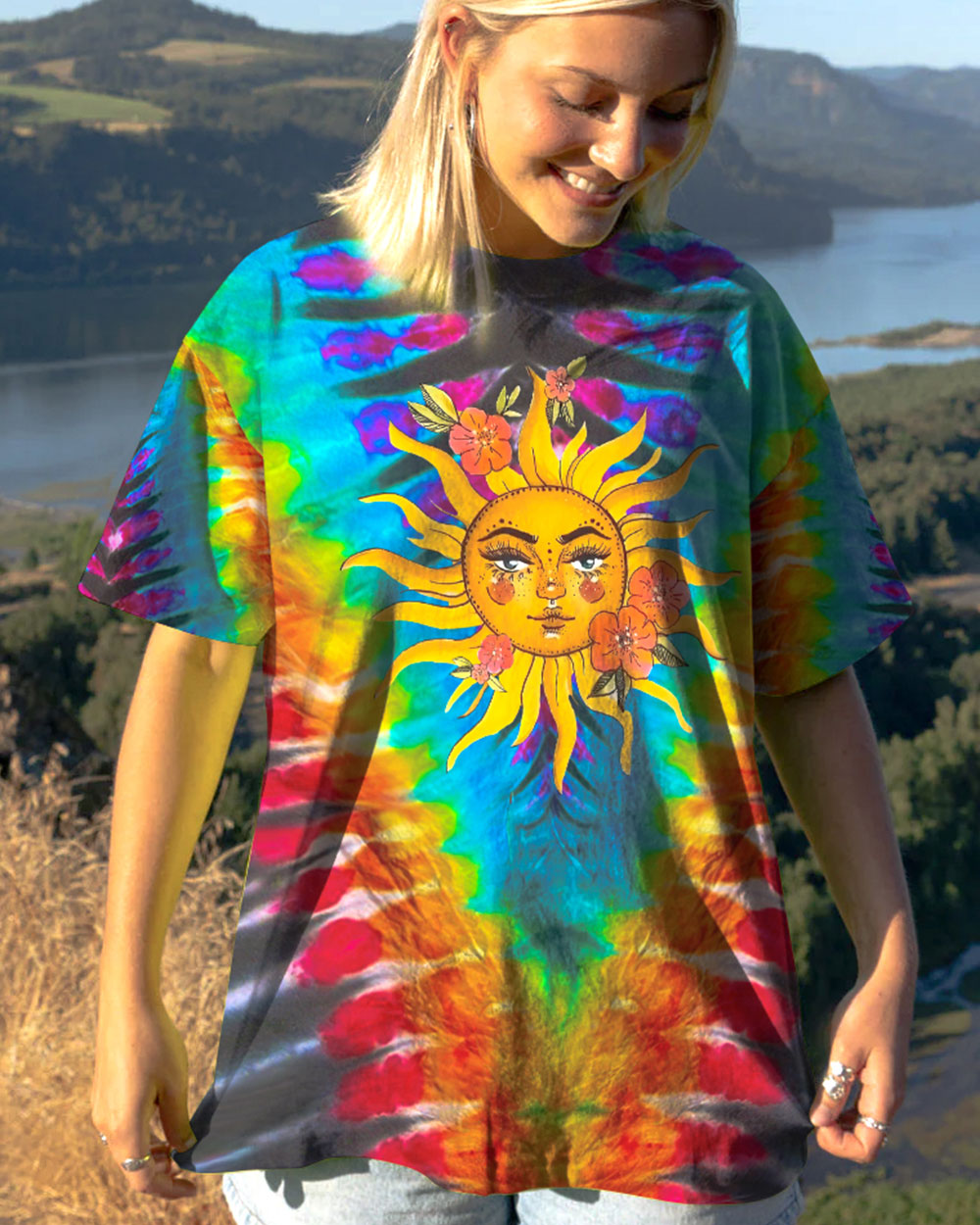 SUN TIE DYE ALL OVER PRINT - TYTM2705231