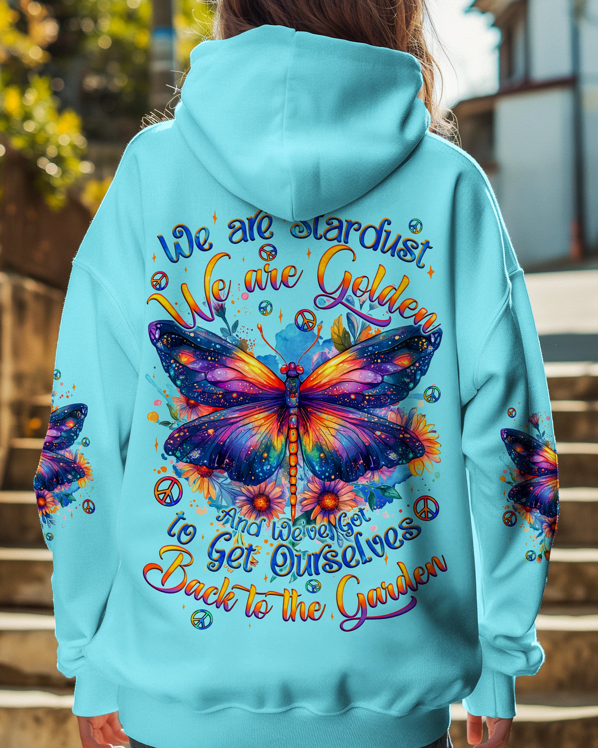 BACK TO THE GARDEN DRAGONFLY ALL OVER PRINT - TYQY0410243
