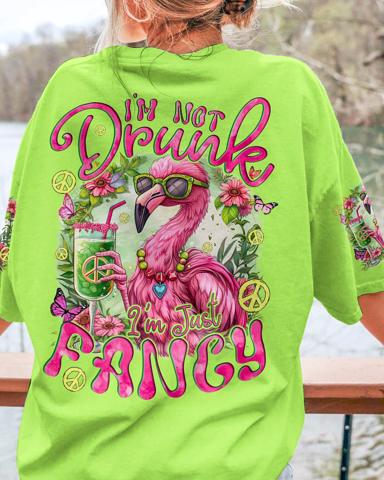 I'M JUST FANCY FLAMINGO ALL OVER PRINT - TYQY2205244