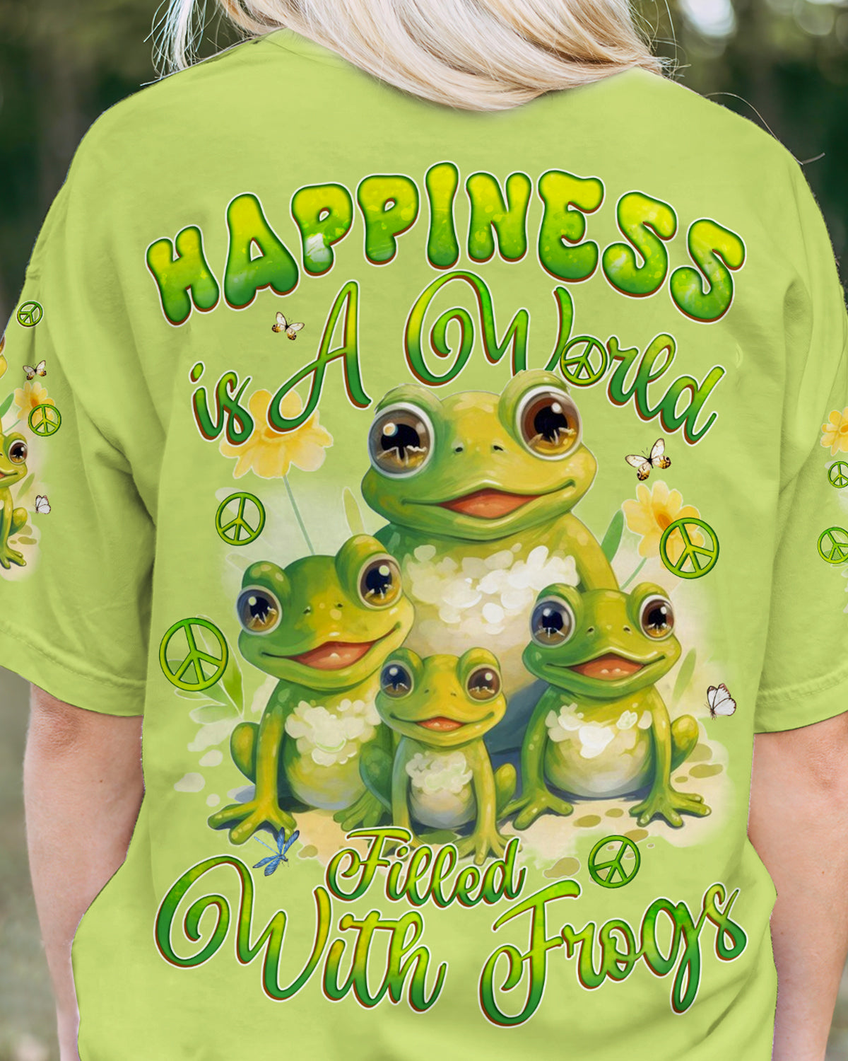 HAPPINESS WORLD FROGS ALL OVER PRINT - TYQY0504245