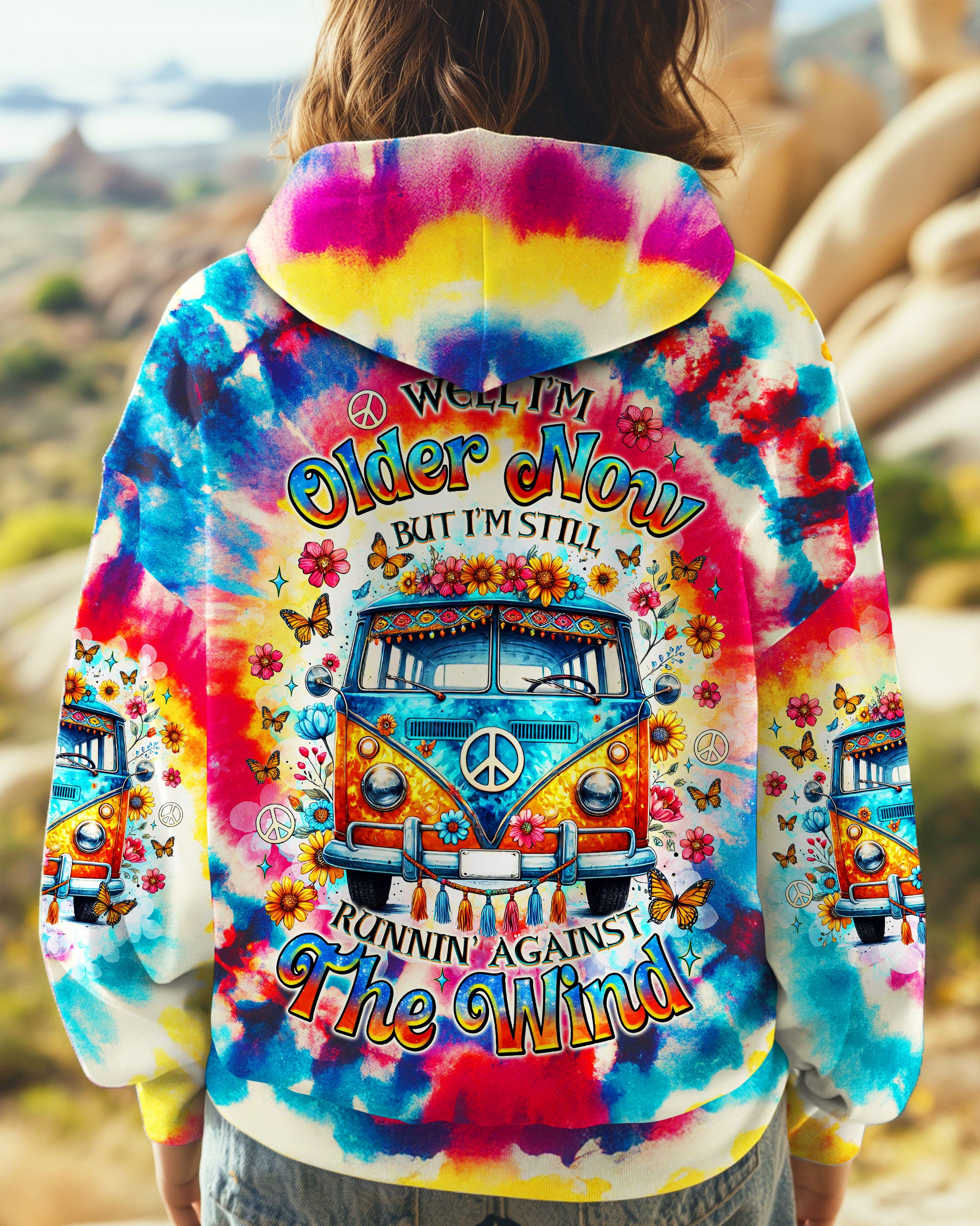 RUNNING AGAINST THE WIND BUS TIE DYE ALL OVER PRINT - TLNZ0601251