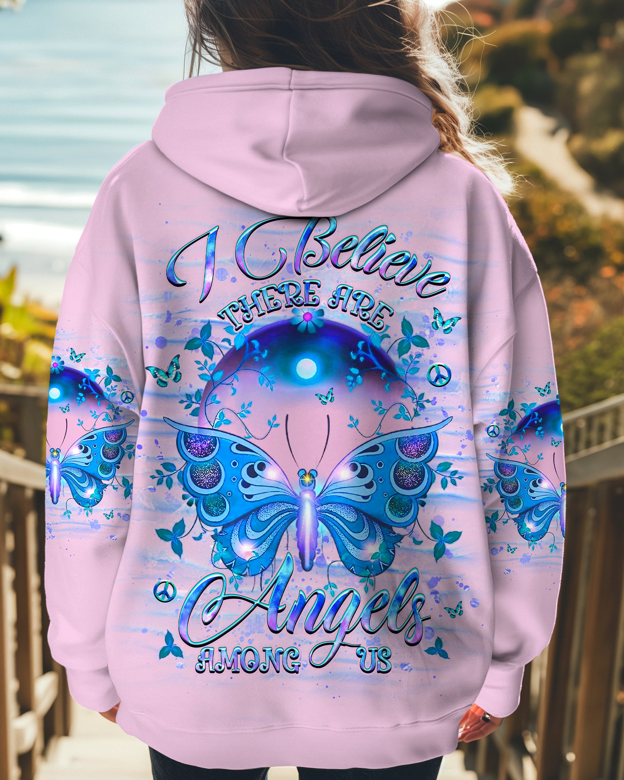 I BELIEVE THERE ARE ANGELS AMONG US ALL OVER PRINT - YHHG2009241