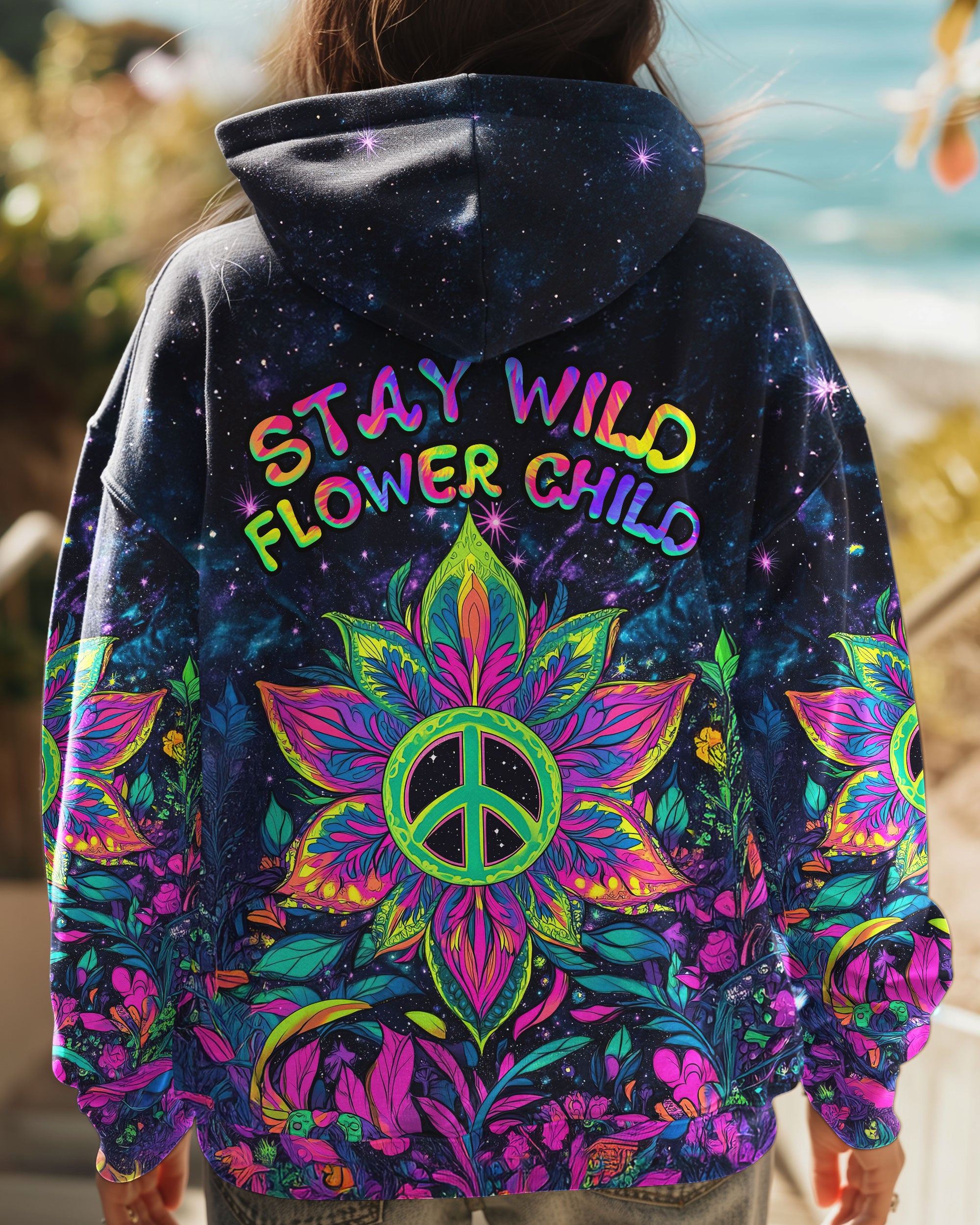 STAY WILD FLOWER CHILD ALL OVER PRINT  - TLNZ2111243
